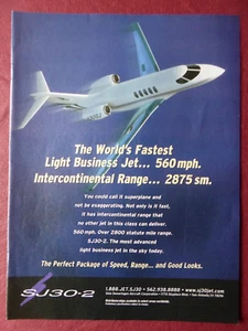 5/2005 PUB AVION SINO SWEARINGEN AIRCRAFT SJ30-2 BUSINESS JET ORIGINAL AD - Picture 1 of 1