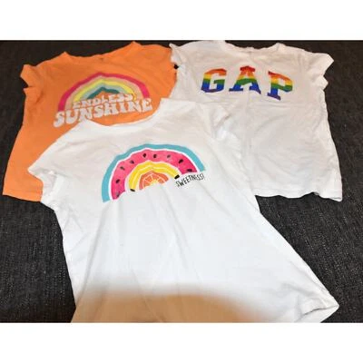 Gap Kids Girl's Short Sleeve Graphic Tees, Lot of 3, XL 12 - Image 1 of 4