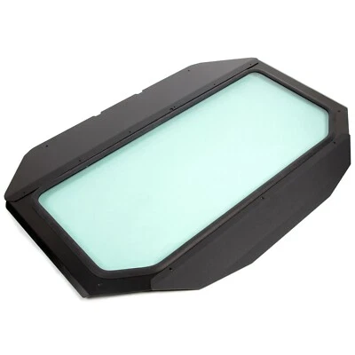 Parabrisas de vidrio completo negro sin limpiaparabrisas para Can Am Maverick X3 2017-up Foto 1 de 4