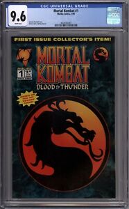 Mortal Kombat 1 CGC Graded 9.6 NM+ Malibu Comics 1994