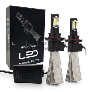 2x Fanless H13 9008 Canbus LED Headlight Kit 6000K Xenon White Bulb Super Bright - Picture 1 of 10