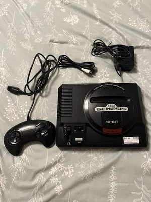 Sega Genesis Model 1 High-Definition Graphics MK-1601 with Cords & Controller - Image 1 of 4