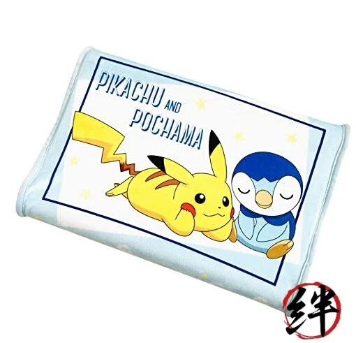 Pokemon Pikachu Piplup 35x25cm Cushion Pocket Monsters Character Blue 4620865