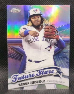 Vladimir Guerrero Jr. 2020 Topps Chrome Baseball Future Stars FS-20 Blue Jays - Image 1 of 2