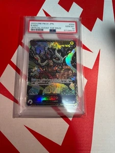 PSA 10 Kaido OP01-094 Parallel SR Flagship Battle Promo ONE PIECE Card Giapponese - Foto 1 di 2