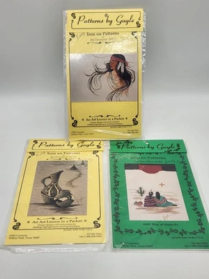 Lot of 3 Patterns By Gayle Iron Patterns Morning Mist, Star of Santa Fe, SW Pots - Image 1 of 4
