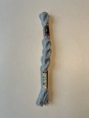 DMC Pearl Cotton Skein - Size 5 - Pearl Grey #415 - 27.3yd - FREE SHIPPING ! - Image 1 of 3