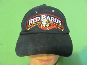 Baseballmütze/Kappe Red Baron verstellbarer Riemen hinten schwarz keine Reserve. - Bild 1 von 4