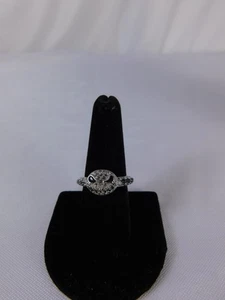 Jack Skellington Gesichtsring silberfarben verstellbar Halloween Gothic Punk Schmuck - Bild 1 von 7