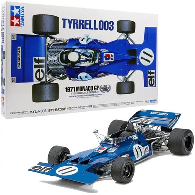 Tamiya 1/12 Tyrrell 003 1971 Monaco Grand Prix Car Model Kit 12054 - Image 1 of 4