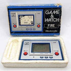 Nintendo Game & Watch FIRE RC-04 1980 w/ Box Tested and Working