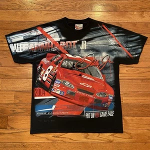 Vintage AOP Dale Earnhardt Jr. Nascar All Over Print T Shirt Men’s M Dominator - Picture 1 of 17
