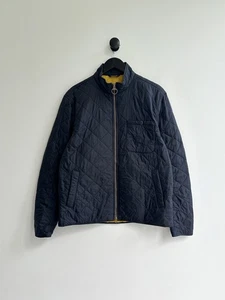 Barbour Axle Quilted International Jacket Blue Size M Mens - Picture 1 of 10