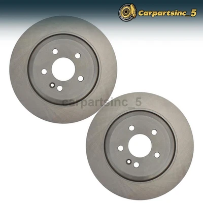 2 rotores de freio traseiros para Mercedes-Benz ML55 AMG 5.4L 2002 2003 - Imagem 1 de 4