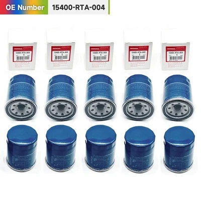 10x Filtros de aceite originales Honda con juntas HECHOS EN JAPÓN 15400-RTA-003 JDM NUEVOS Foto 1 de 4