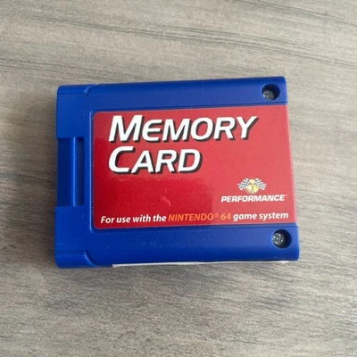 Performance Memory Card for Nintendo 64 N64 Controller Pak - Free Shipping - Image 1 of 4