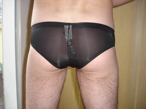 Lot de 2 Slip Noir NEOFAN plum taille S  Ref P03  doux sexy - Imagen 1 de 5