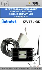 KIT AMPLIFICATORE SEGNALE RIPETITORE GSM LTE CELLULARE 900-1800mhz 2/4G 2DISPLAY