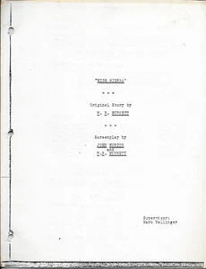 HIGH SIERRA movie script screenplay reproduction Humphray Bogart - Picture 1 of 1