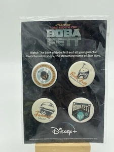 Boba Fett Collectible 4 Pin Set - Disney Parks Star Wars Night 2022 Exclusive - Picture 1 of 3