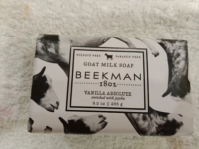 Beekman 1802 Vanilla Absolute Goat Milk Bar Soap Enriched with Jojoba 9oz - Image 1 of 4