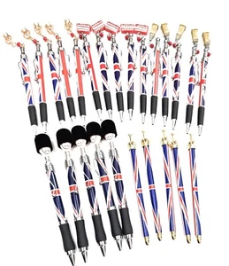 25 X BRITISH LONDON UNION JACK PEN GIRLS BOYS UK SOUVENIR GIFt. Uk seller. - Picture 1 of 4