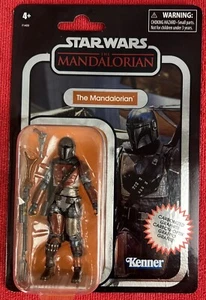 🔥 Star Wars The Mandalorian CARBONIZADO Grafito Colección Vintage Kenner 3.75" - Imagen 1 de 5