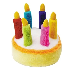 Multipet Birthday Cake Plush Dog Toy Birthday Tune, 5.5 in - Picture 1 of 2