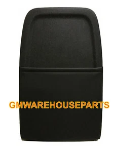 Silverado Sierra 2007-2013 panel trasero asiento delantero negro con cuero nuevo GM 20926207 - Imagen 1 de 3