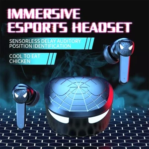 Auriculares Bluetooth Inalámbricos Juegos Auriculares Intrauditivos Computadora PC PS4 Interruptor Teléfono - Imagen 1 de 16