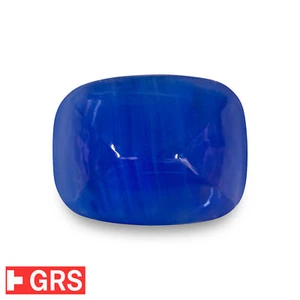 GRS Certified CORNFLOWER BLUE Sapphire 10.24 Ct. Natural Unheated SUGARLOAF Rare - Picture 1 of 10