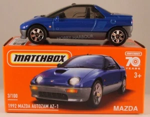 MATCHBOX POWER GRABS #3 1992 Mazda Autozam AZ-1, 2023 issue (NEW in BOX) - Picture 1 of 3