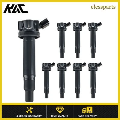 8 pack of Ignition Coils For 2001-2007 Lexus GS430 2001-2006 Lexus LS430 4.3L V8 - Image 1 of 4