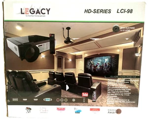 Legacy Cinema Innovation LCI-98 1080P 4k 3D LED HD Home Theater Projector NEW - Picture 1 of 24
