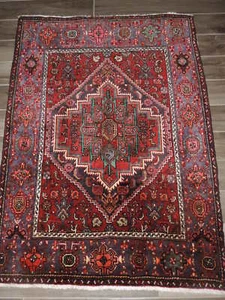 4x5ft. Handmade Bijar Wool Rug - Picture 1 of 10