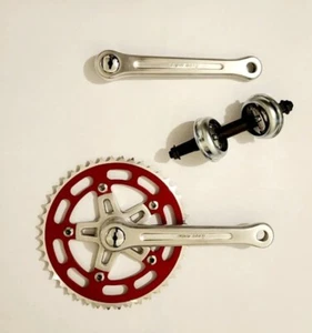 Old School BMX Sugino Super Maxy Cross Cranks 4 GT Redline Diamondback Mongoose - Picture 1 of 3