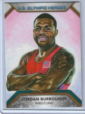 2020 TOPPS OLYMPICS JORDAN BURROUGHS "HEROES" CARD ~ USA WRESTLING 2021 ~ QTY - Image 1 of 2