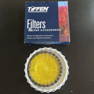 Tiffen 77MM 8 Yellow 2 Filter New, NIB With Case. - Image 1 of 2