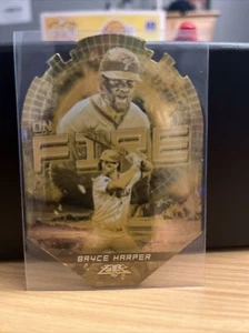 2022 Topps Fire Bryce Harper On Fire Gold Minted #EF-1 Philadelphia Phillies - Bild 1 von 2
