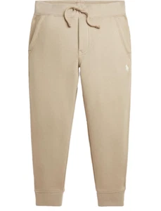 Polo Ralph Lauren Boy's Cotton-Blend Fleece Jogger Pants Khaki Size 3 Little Kid - Picture 1 of 5