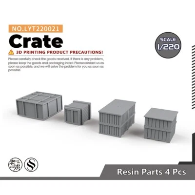 Z Scale 1/220 Crate For Model Railroads Display - Image 1 of 2