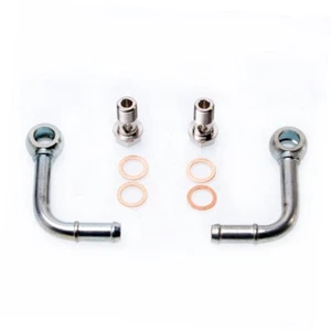 Kit de tuberías de agua turbo TRITDT se adapta a Mitsubishi TD05 TD06 M14x1,5 mm 90 grados - Imagen 1 de 1