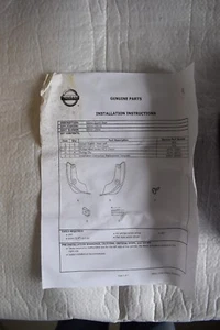 GENUINE NISSAN SENTRA SPLASH GUARDS REAR OEM 999J2-L3KH304 - Picture 1 of 6