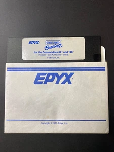 Epyx Street Sports Baseball Commodore 64 - Picture 1 of 2