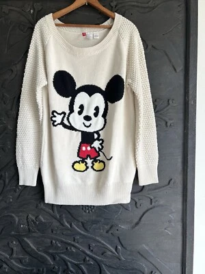 De colección H&M Bebé Mickey Mouse Tejido Túnica Mini Vestido Suéter Top Med Foto 1 de 4