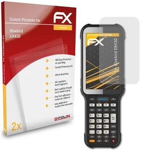 atFoliX 2x Lámina Protectora de Pantalla para Bluebird EK430 mate y antigolpes - Picture 1 of 8