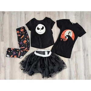 4T Nightmare before Christmas Girls Clothing Lot (k8) - Picture 1 of 2