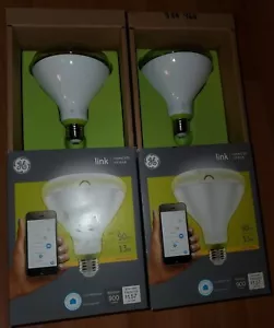 GE Link Connected LED Wink Smart Bulb 13W Replaces 90W I/O Floodlight 2 Bulb Lot - Picture 1 of 10