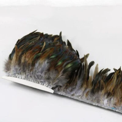 1-10M Rooster Chicken Feather Tail 13-18CM Trim Party Clothing Millinery 16Color - Image 1 of 4