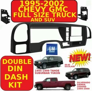 95-02 GM TRUCK & SUV DOUBLE DIN CAR RADIO STEREO INSTALLATION DASH KIT DP-3003 - Picture 1 of 5
